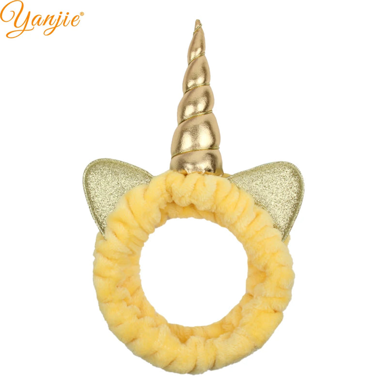 Sequin Ear Unicorn Face Wash Headband