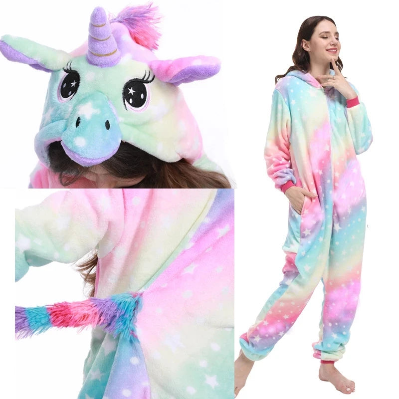 Purple Galaxy Adult Unicorn Onesie