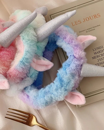 Pink Fluffy Unicorn Party Headband