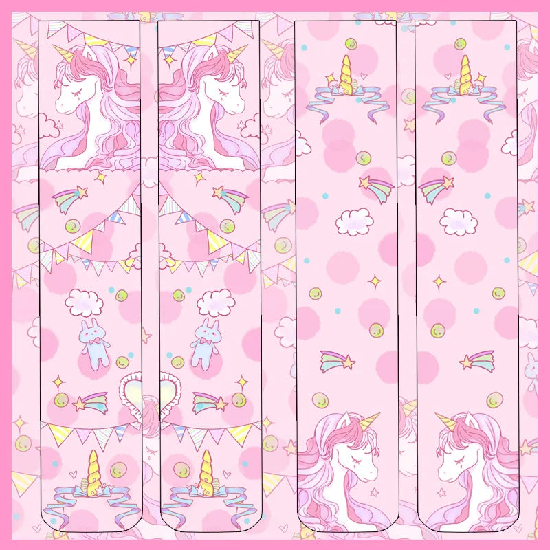 Unicorn Thigh-High Socks 60cm