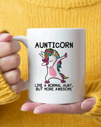 Aunticorn Dabbing Mug