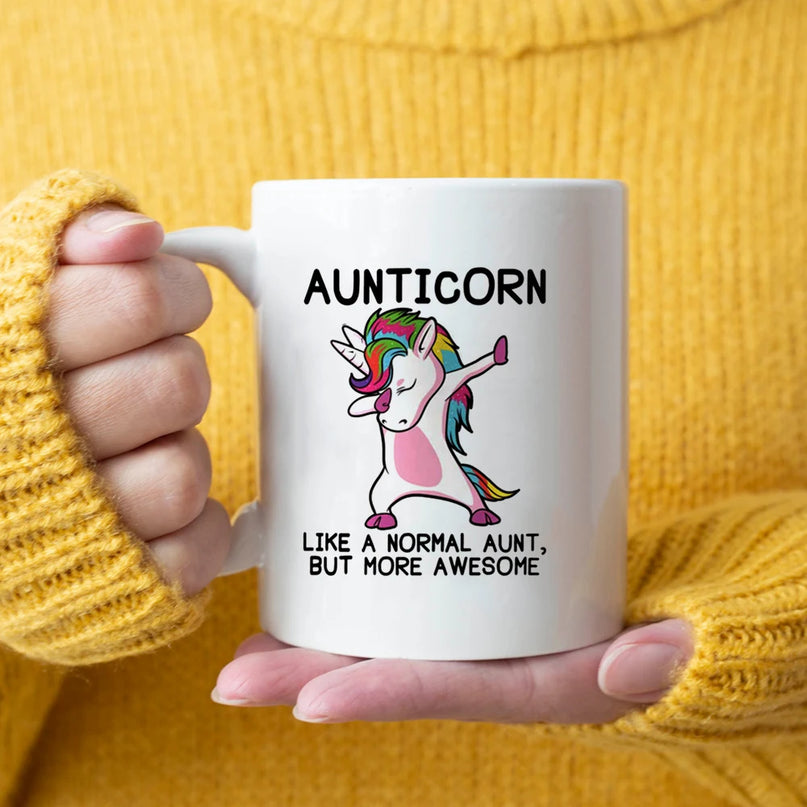 Aunticorn Dabbing Mug
