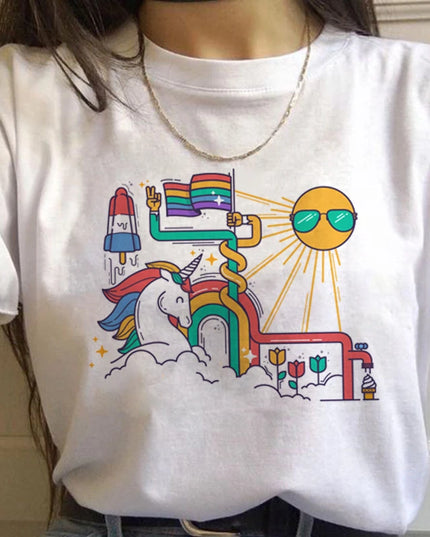 Dusty Pink Unicorn Shirt