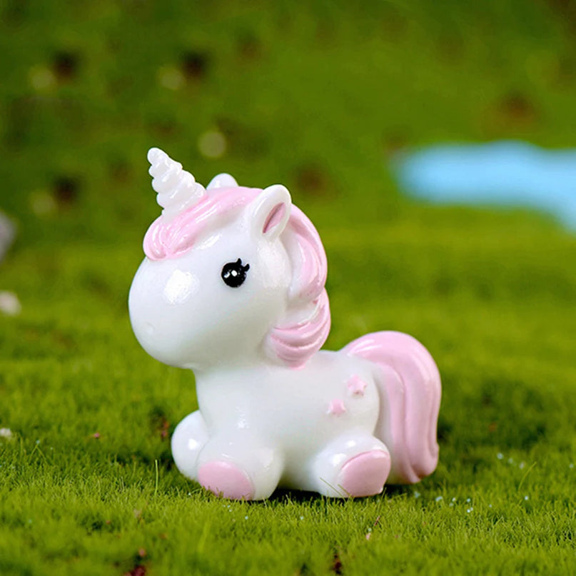 Pastel Rainbow Unicorn Mini Figurine