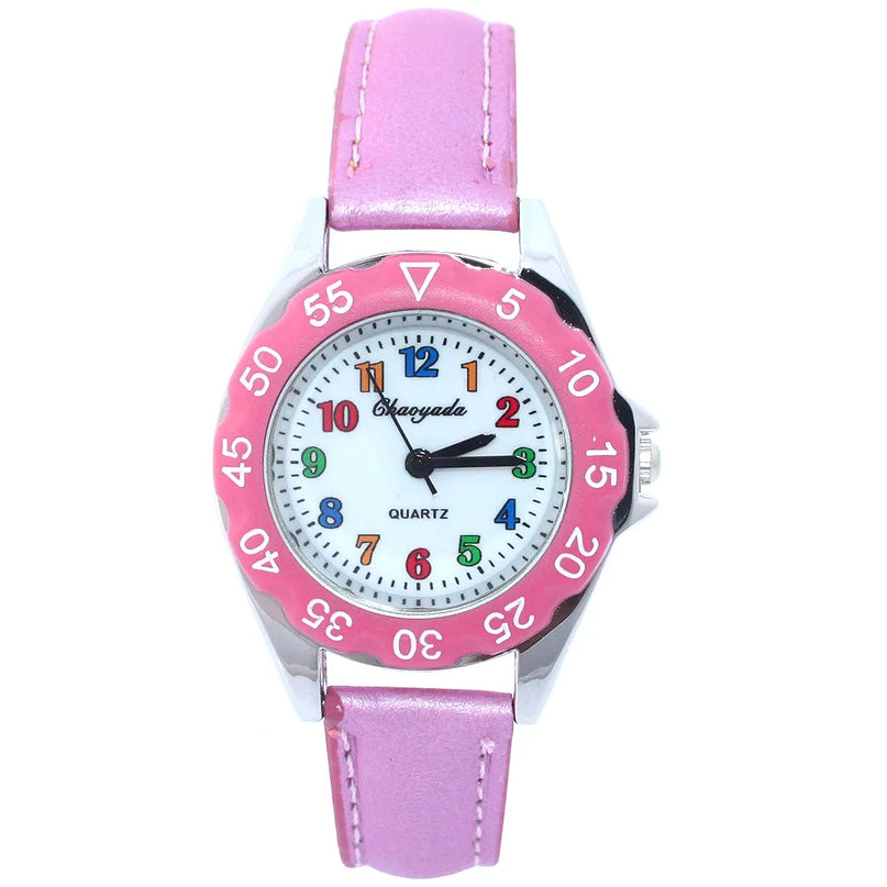 Hot Pink Leather Unicorn Watch