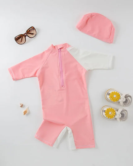Pink White Unicorn Swimsuit Size 10
