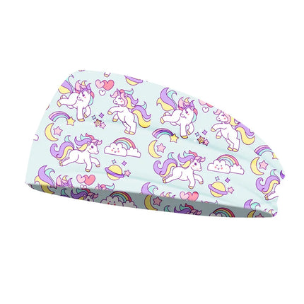 Mint Kawaii Unicorn Elastic Headband