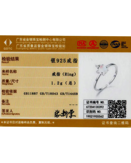 925 Opal Unicorn Open Ring