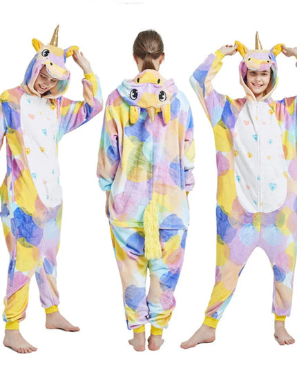 Pastel Dot Heart Unicorn Onesie