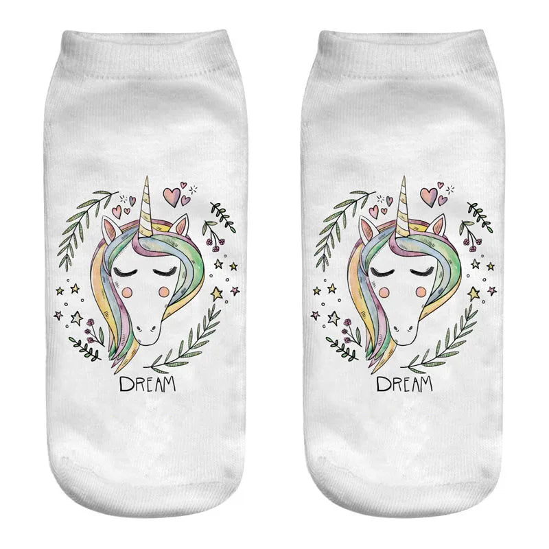Dream Unicorn Ankle Socks