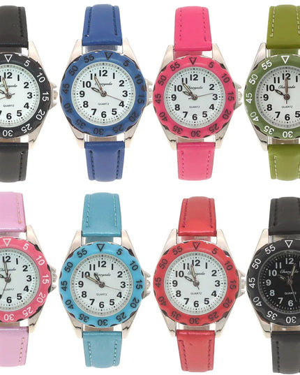 Hot Pink Leather Unicorn Watch