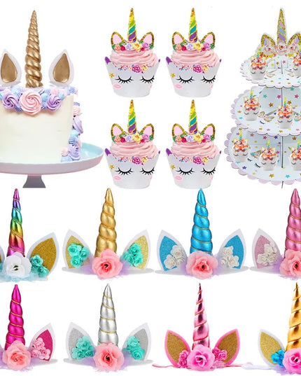 Happy Birthday Unicorn Cake Topper