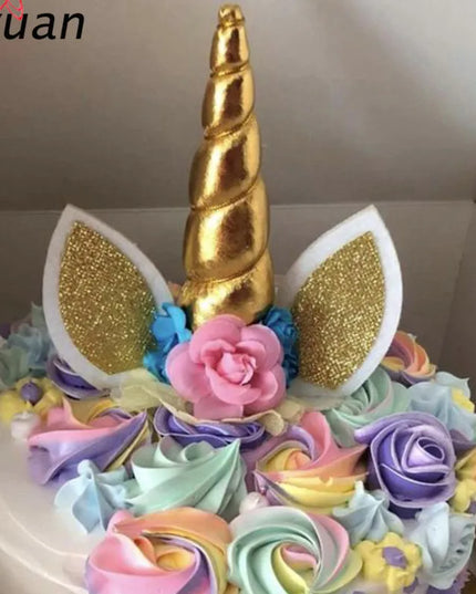Happy Birthday Unicorn Cake Topper