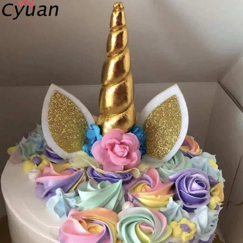 Happy Birthday Unicorn Cake Topper