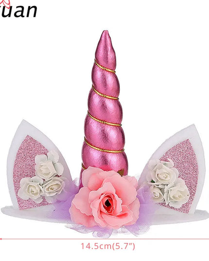 Happy Birthday Unicorn Cake Topper