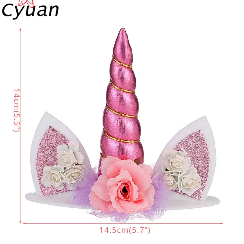 Happy Birthday Unicorn Cake Topper