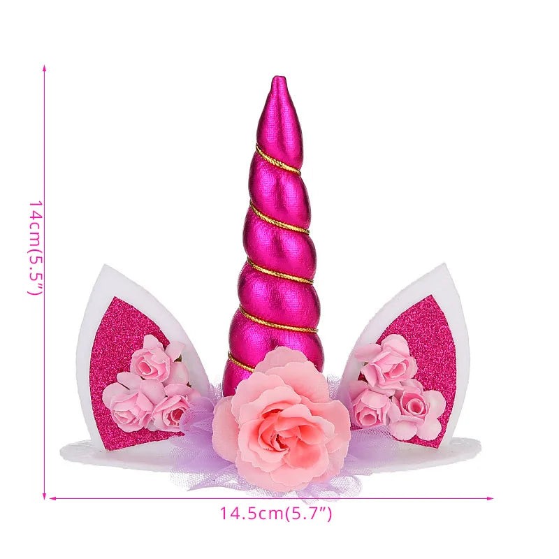 Happy Birthday Unicorn Cake Topper