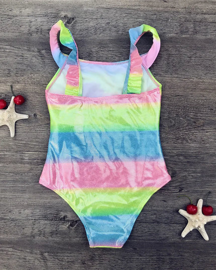 Glitter Rainbow Unicorn Swimsuit