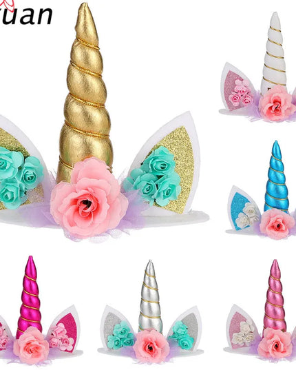 Happy Birthday Unicorn Cake Topper