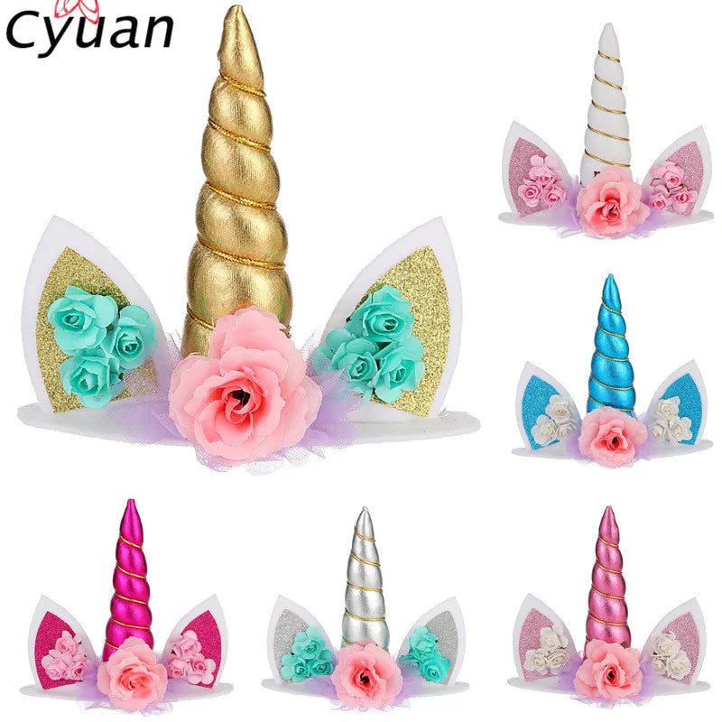 Happy Birthday Unicorn Cake Topper