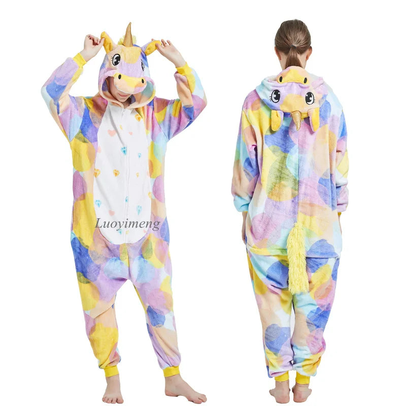 Rainbow Cloud Fantasy Unicorn Onesie