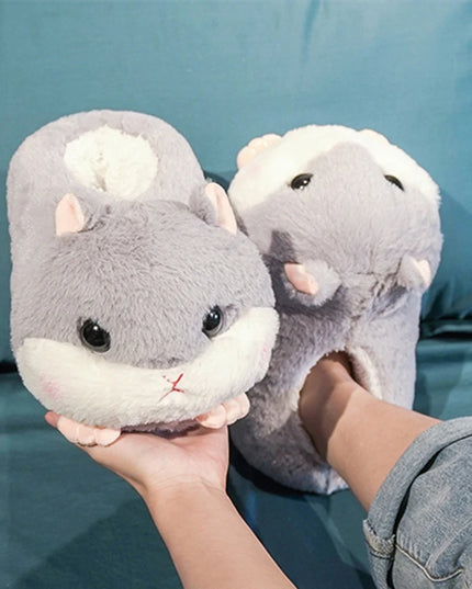 Kawaii Caticorn Plush Slippers