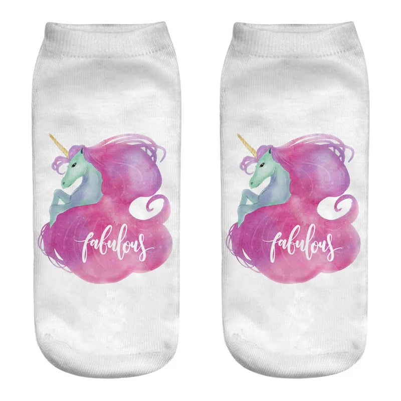 Fabulous Unicorn Cloud Socks