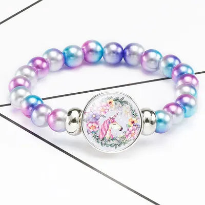 Pastel Iridescent Unicorn Bracelet