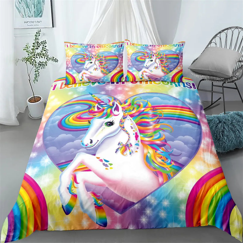 Sparkle Galaxy Unicorn Bedding
