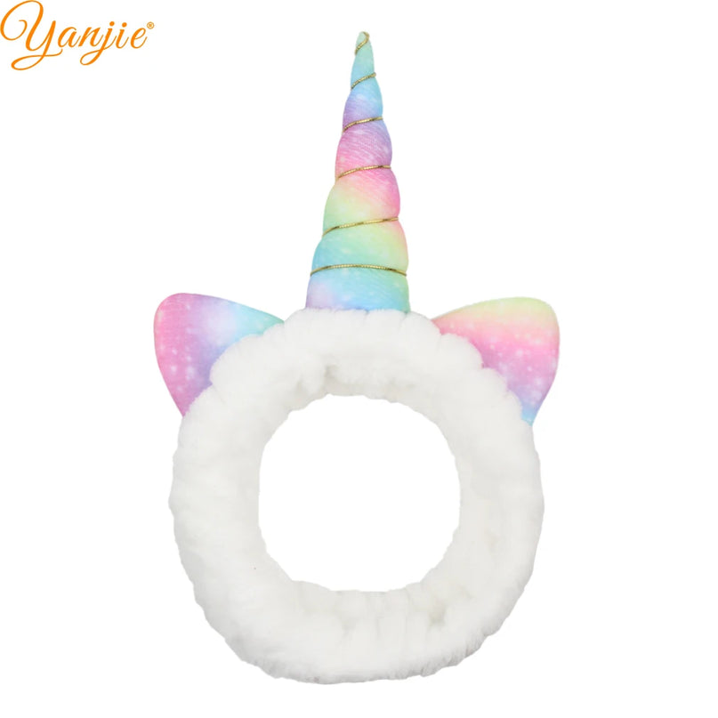 Sequin Ear Unicorn Face Wash Headband