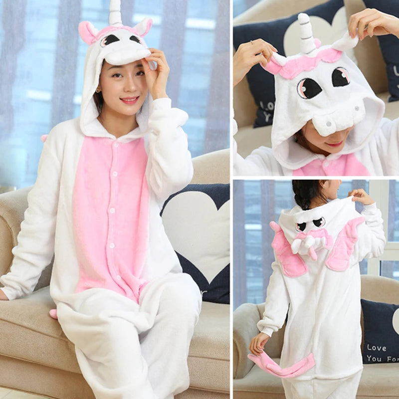 White Cotton Winged Unicorn Onesie