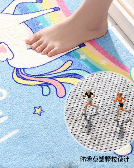 Rainbow Cloud Bath Rug