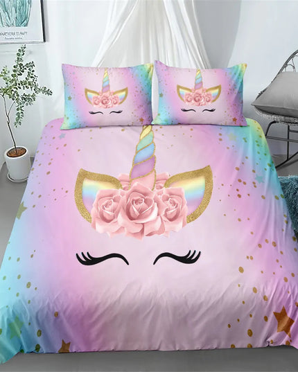 Shine Star Unicorn Bedding