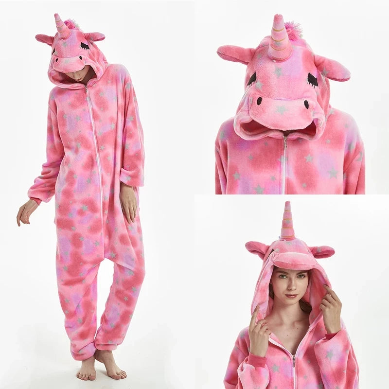Pastel Dot Heart Unicorn Onesie