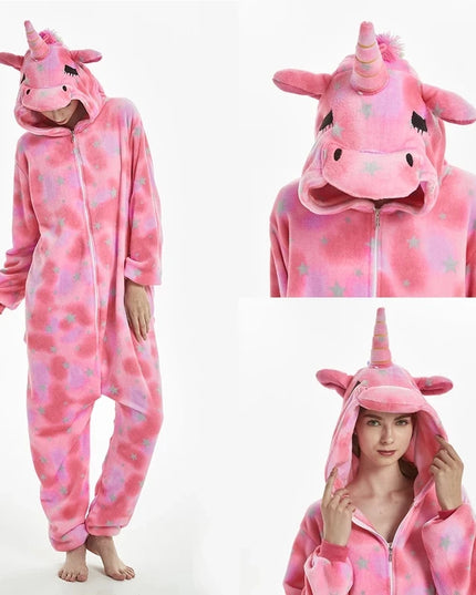 Bold Rainbow Adult Unicorn Onesie