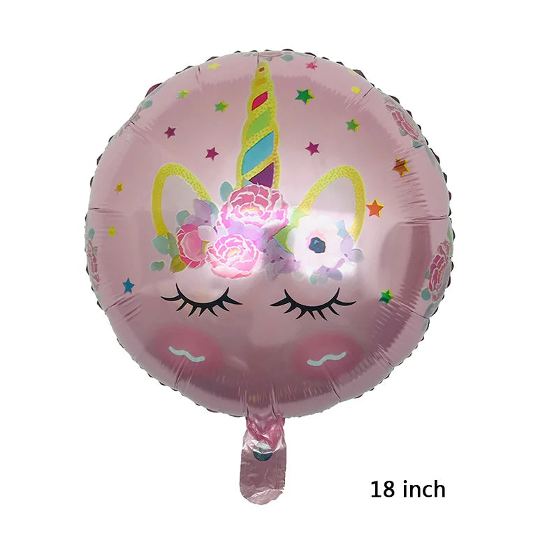 Navy lashes and pink ears printed on the pastel balloon