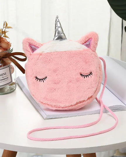 Plush Crossbody Unicorn Purse