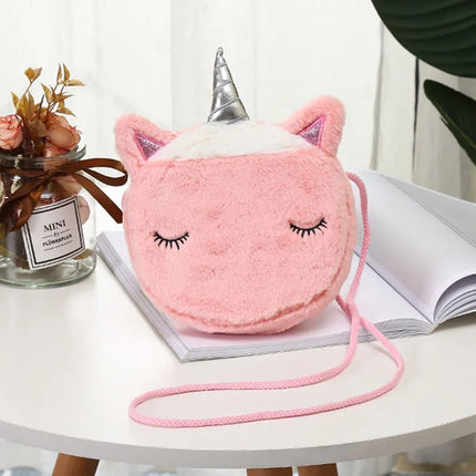 Plush Crossbody Unicorn Purse