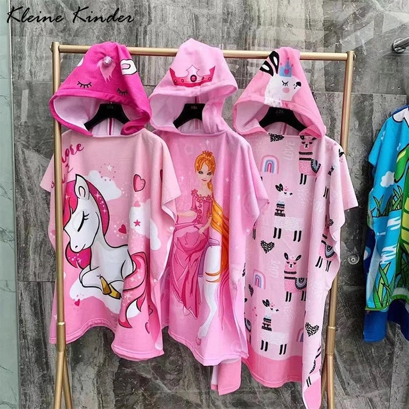 Cartoon Baby Unicorn Robe