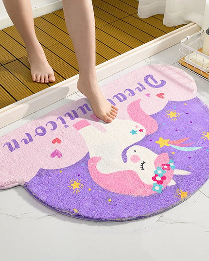 Rainbow Cloud Bath Rug
