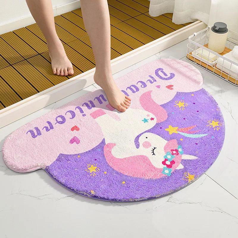 Rainbow Cloud Bath Rug