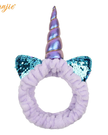 Lavender Unicorn Spa Headband