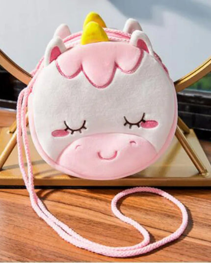 Smiling Unicorn Purse for Girls