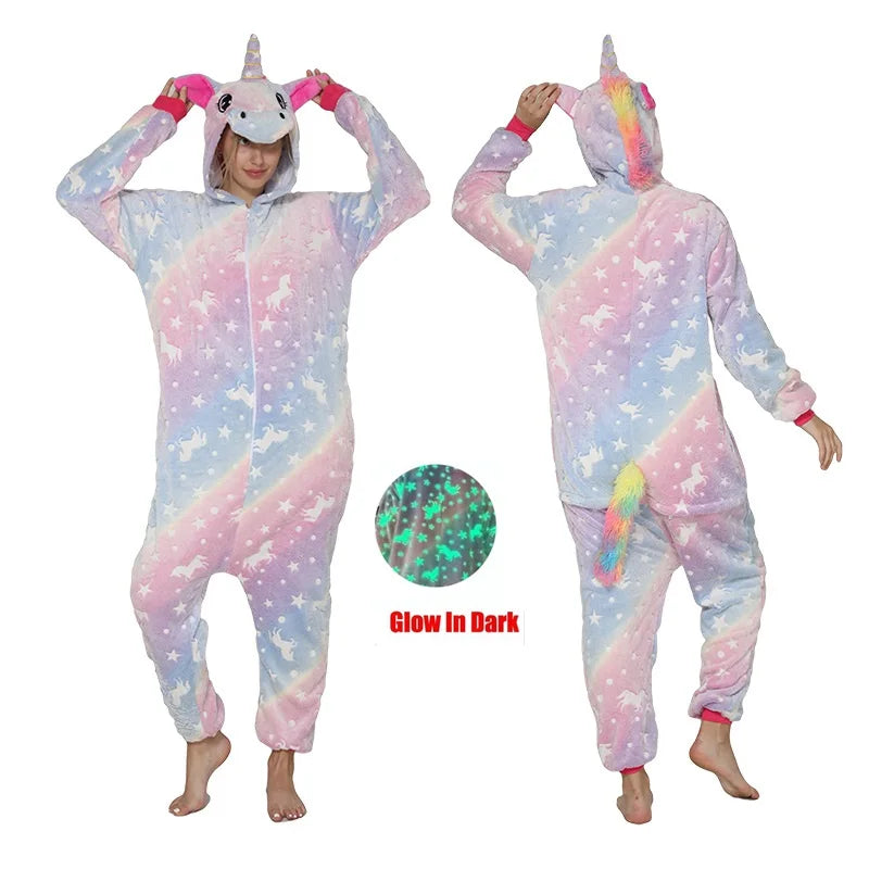 Pastel Glow Unicorn Onesie