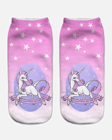 Sassy Unicorn Socks for Ladies