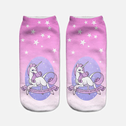 Sassy Unicorn Socks for Ladies
