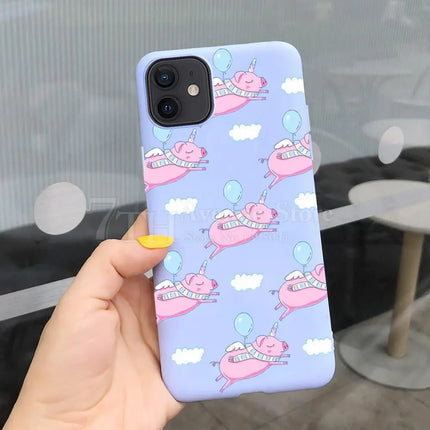 Flying Pig Unicorn Lavender Case