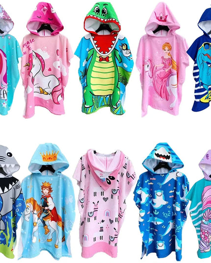 Pink Unicorn Swim Robe Poncho