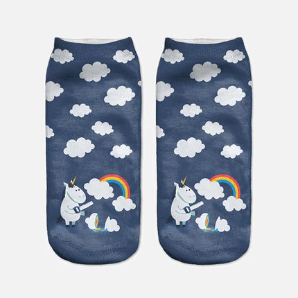 Funny Flying Unicorn Socks