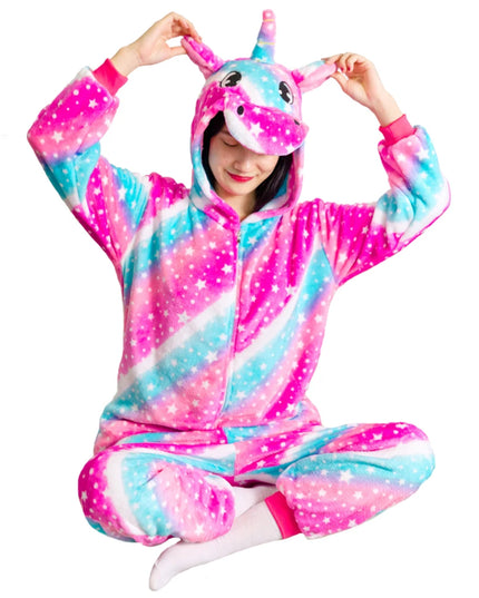 Pink Blue Matching Unicorn Onesie